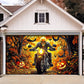 Born To Ride Built For Halloween Garage Door Banner Decoration