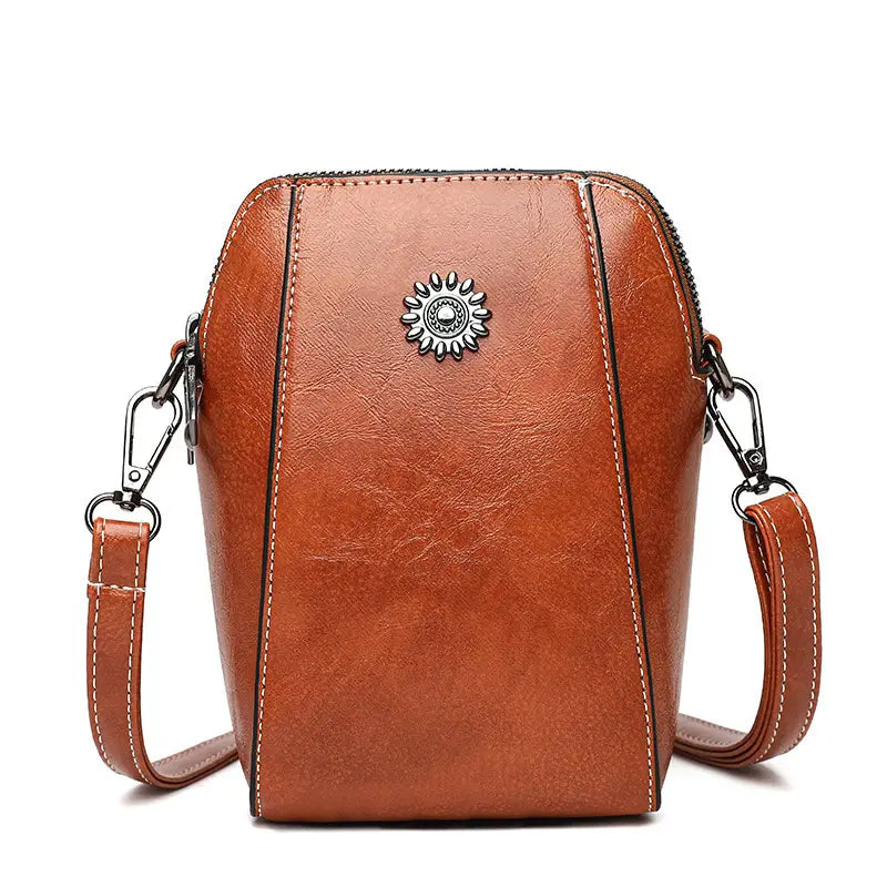 Women PU Leather Crossbody Phone Bag