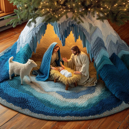 Divine Light Quilted Tree Skirt