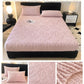360° All-Around Stretch Plush Knit Fitted Sheet with 2 Pillowcases