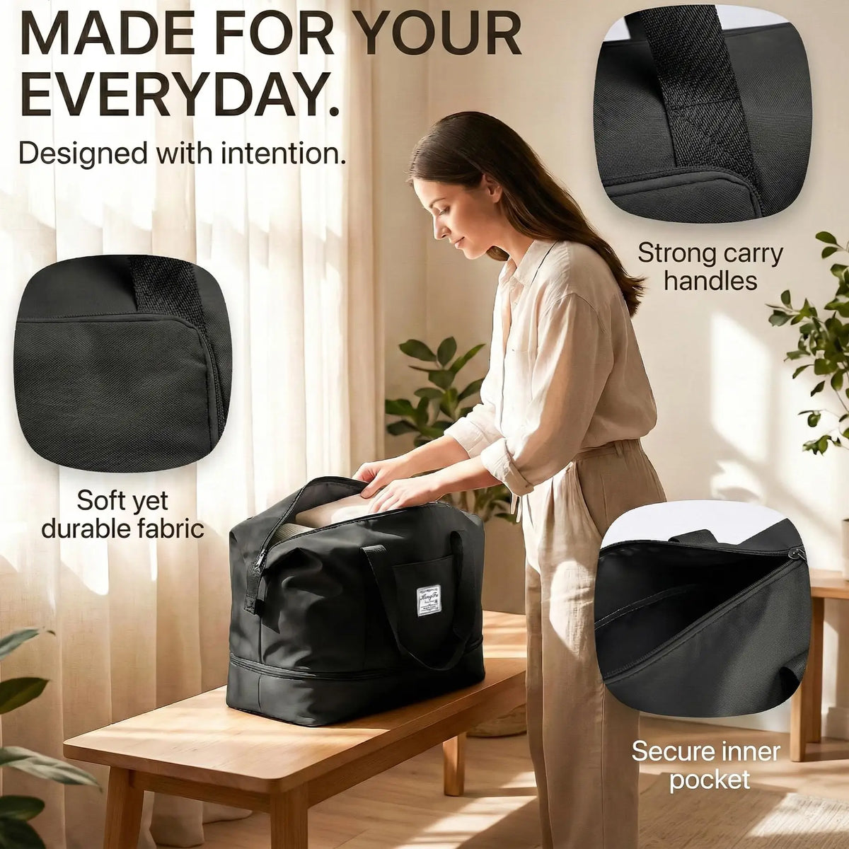 Foldable Carry-On Travel Bag