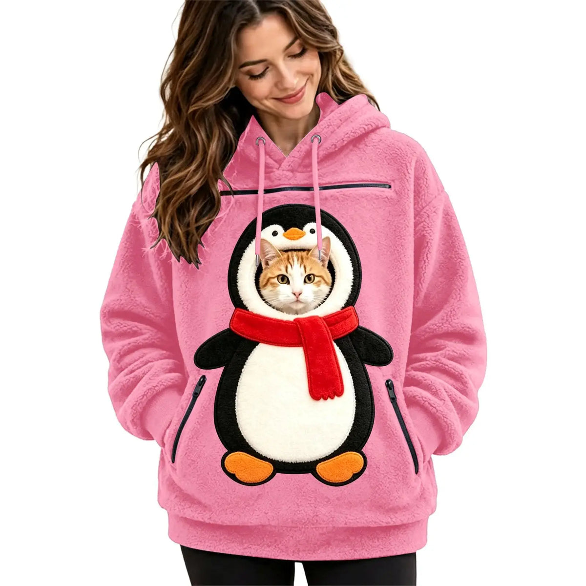 Christmas Pet Carrier Hoodie