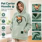 Cozy Pet Carrier Hoodie Built in Pouch for Cats Small Dogs