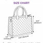 Iris Quilted Leather Strap Bible Handbag