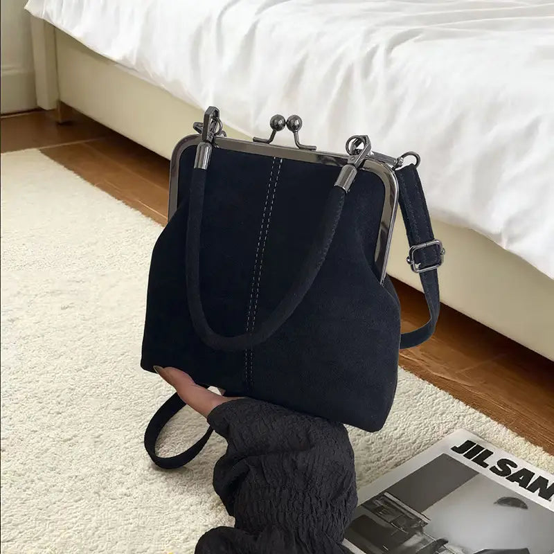 Vintage Kiss-Lock Crossbody Bag