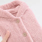 Button-Front Hooded Winter Jacket