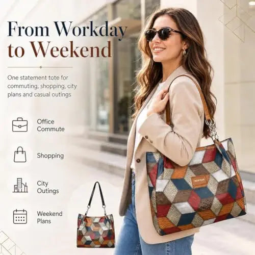 Large Capacity Stylish Handbag For Everyday Elegance👜
