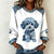 Patchwork Sweatshirt Women – Relaxed Urban Style