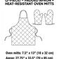 Napping Cat Quilted Apron Set (2-Piece) – Padded Apron + Heat-Resistant Oven Mitts