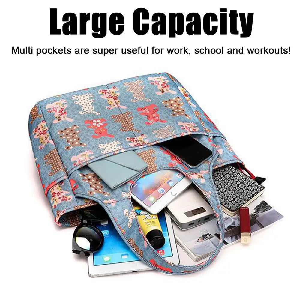 Multifunctional Waterproof Shoulder Tote Handbag