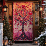 Heart Tree Quilted Door Cover