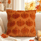 2-Pack 3D Jacquard Pumpkin Pillow Covers