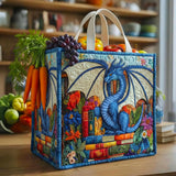 Mystic Pages Quilted Shopping Bag