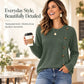 Women’s Fall Sweater Tunic Top Long Sleeve Cozy Casual Shirt