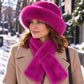 Winter Plush Thickened Scarf and Hat Warm Set