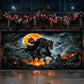 Legend Of The Headless Rider Halloween Garage Door Banner Decoration