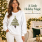 Women Christmas Crew Neck Printing Casual Sweatshirt