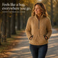 Full Size Fleece Half Zip Sweatshirt