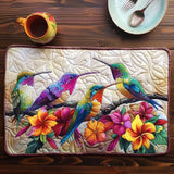 Cheerful Bird Song Quilted Place Mat