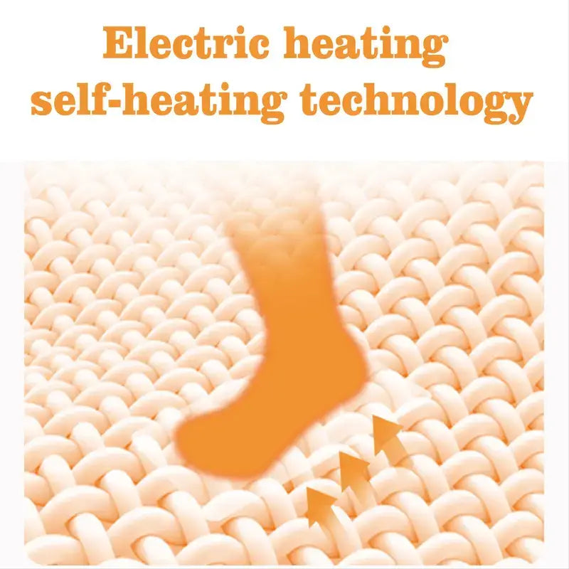 Heated Thermal Socks With Three Adjustable Temperature Settings