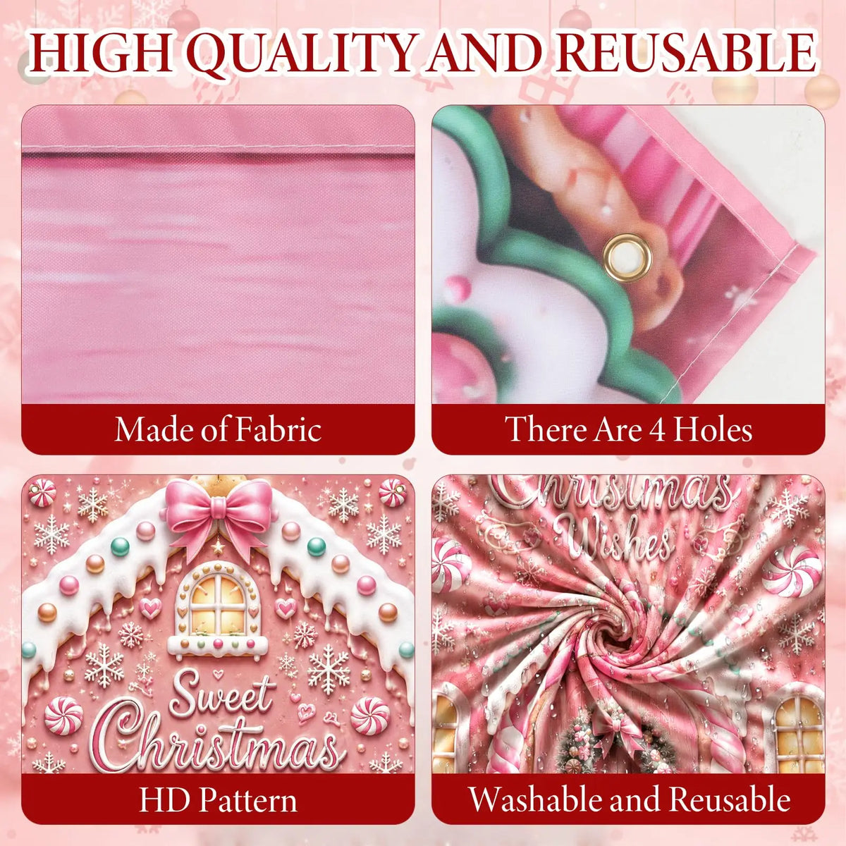 Christmas Door Cover – Instant Holiday Decor