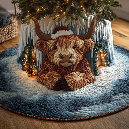 Holiday Farmstead Quilted Tree Skirt