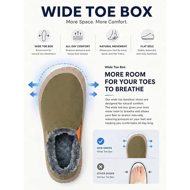 Women's Warm Slip-On Winter Snow Shoes