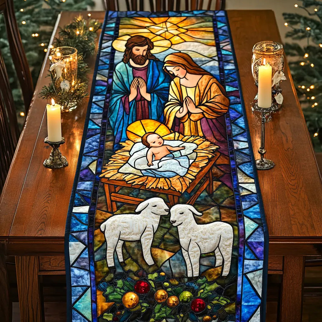 Literary Haven Quilted Table Runner