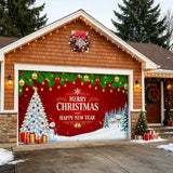 Merry Christmas Garage Door Banner Decoration