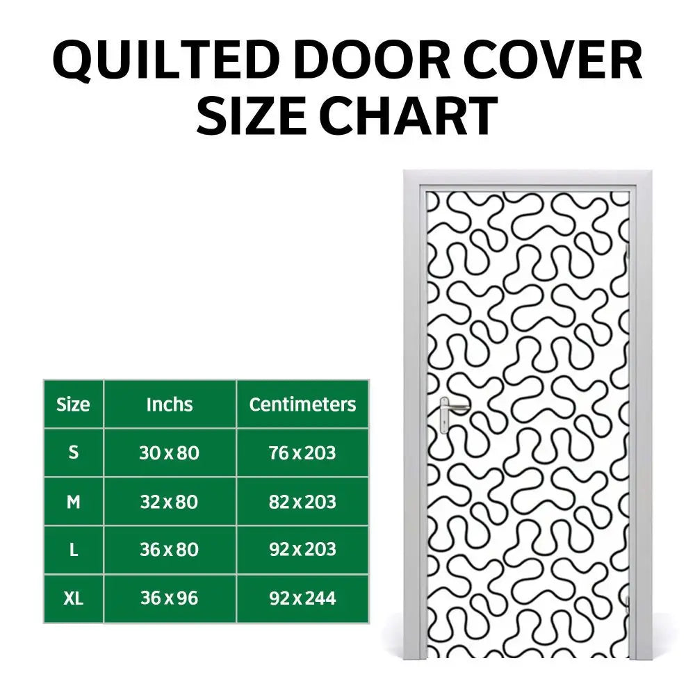Sunflower Peace Quilted Door Cover