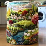 Farmlife Quilted Laundry Basket