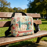Sewing Machine Quilted Crossbody Bag