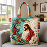 Jesus Cardinal Grace Handmade Tote Bag
