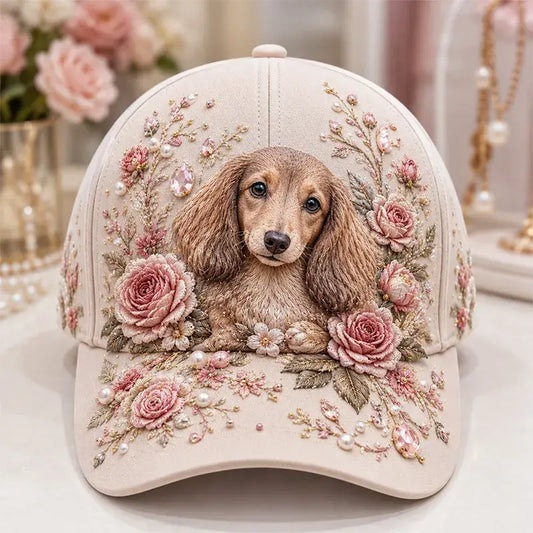 Dachshund 3D-printed Creature Pattern Cap