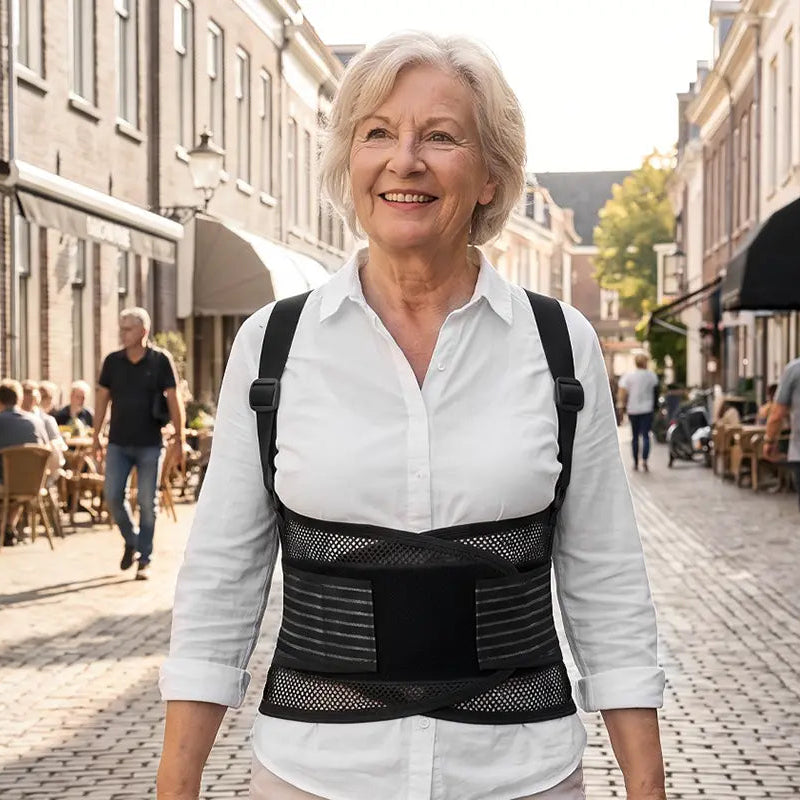 Breathable Posture Corrector - Back Pain Relief & Tummy Control