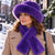 Winter Plush Thickened Scarf and Hat Warm Set