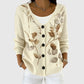 Comfortable Button-up Faux-knit Cardigan