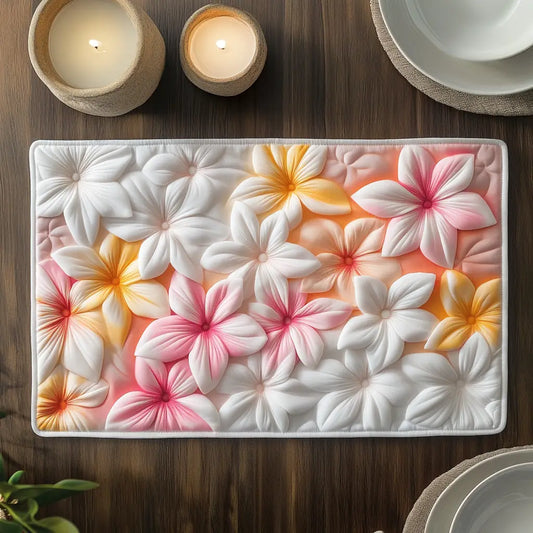 Bright Bloom Quilted Place Mat