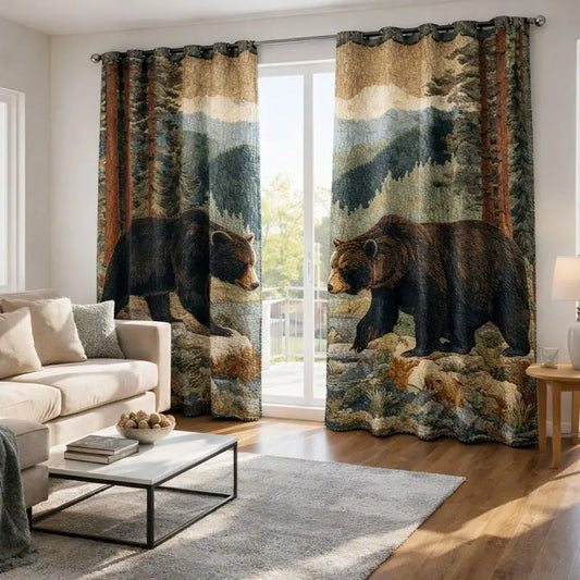 Forest Guardian Quilted Curtains