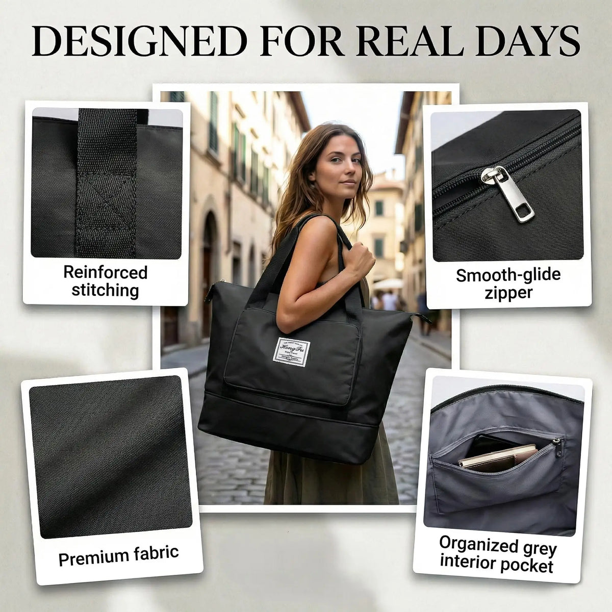 Foldable Carry-On Travel Bag