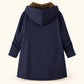 Winter Plush-Lined Cozy Hooded Coat