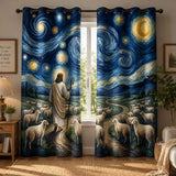 Shepherd Night Quilted Curtains