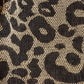 Leopard Print Tote with Chain Detail
