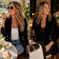 Full Size Velvet Open-Front Cardigan Plus Size