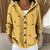 Elegant Button Hooded Sweater