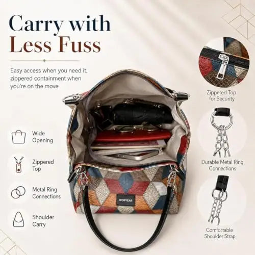 Large Capacity Stylish Handbag For Everyday Elegance👜
