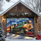 Magical Holiday Express Santa’s Train Garage Door Banner Decoration