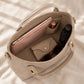 4-Piece PU Leather Tote Crossbody Matching Handbag Set