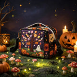 Candy Tree Ghost Halloween Quilted Crossbody Bag