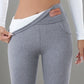 Women's Fleece-Lined High-Waist Leggings with Pockets